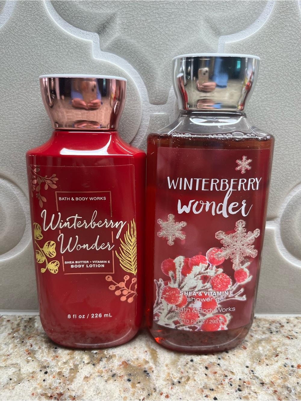 Bath & Body Works Winterberry Wonder Body Lotion & Shower Gel - 2 piece set